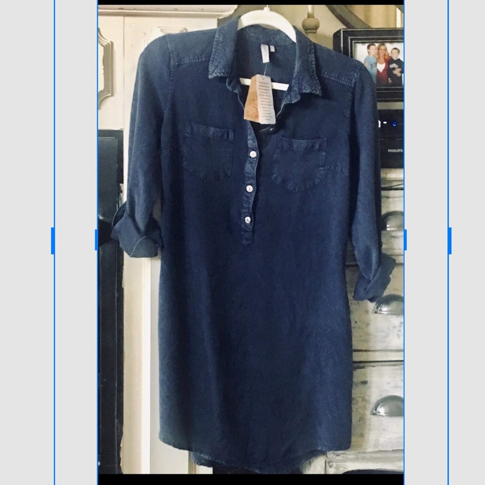 Red Camel denim dress